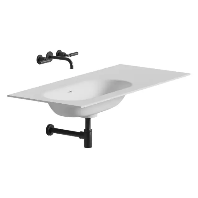 Раковина подвесная SALINI ONDA FLOW OVAL 72 14022042MN