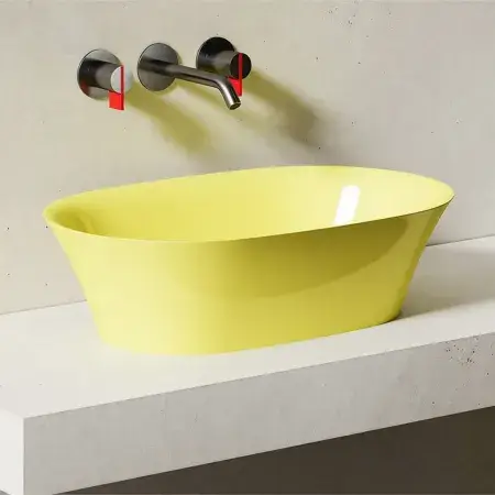 Раковина накладная глянцевая SALINI MONA