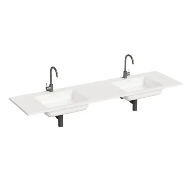 Раковина столешница SALINI Onda 180, матовая