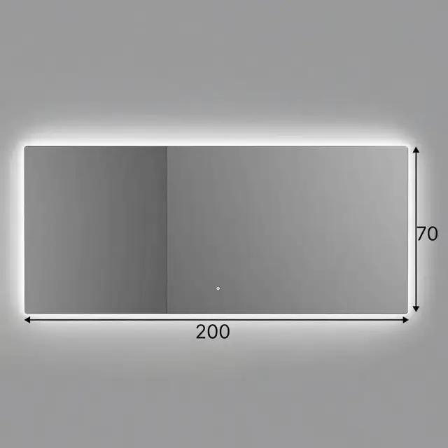 Зеркало для ванной SALINI OMBRA с LED подсветкой