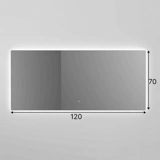 Зеркало для ванной SALINI OMBRA с LED подсветкой