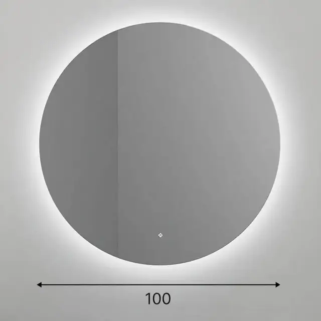 Зеркало для ванной SALINI OMBRA круглое с LED подсветкой