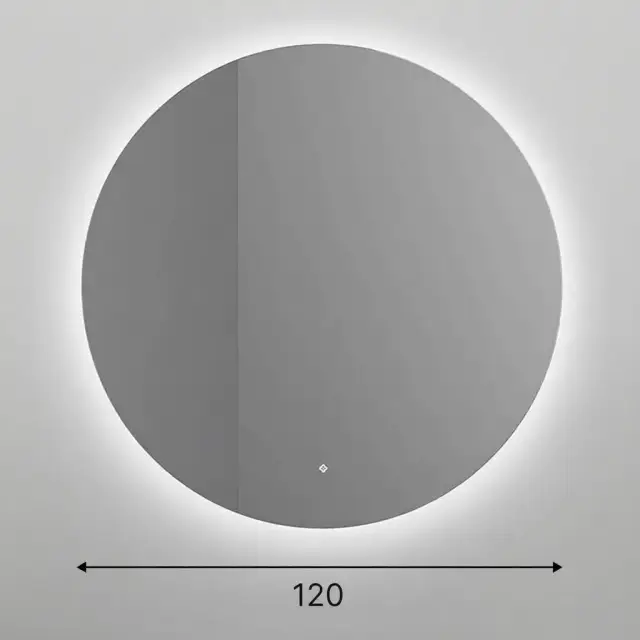 Зеркало для ванной SALINI OMBRA круглое с LED подсветкой