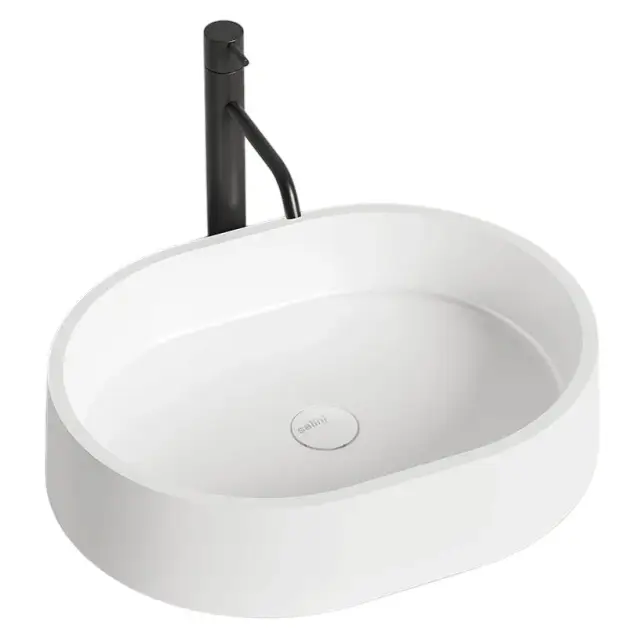 Раковина накладная матовая SALINI GLORIA 10