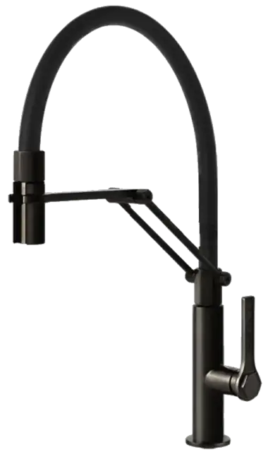 Смеситель для кухни Gessi OFFICINE 60055#707 цвет-Black Metal Brushed PVD