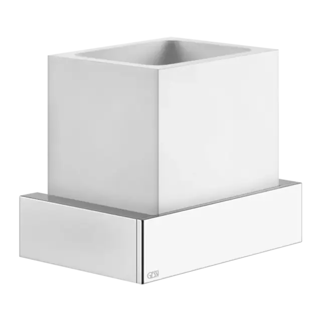 Стакан Gessi Rettangolo 20807#031 хром/белый