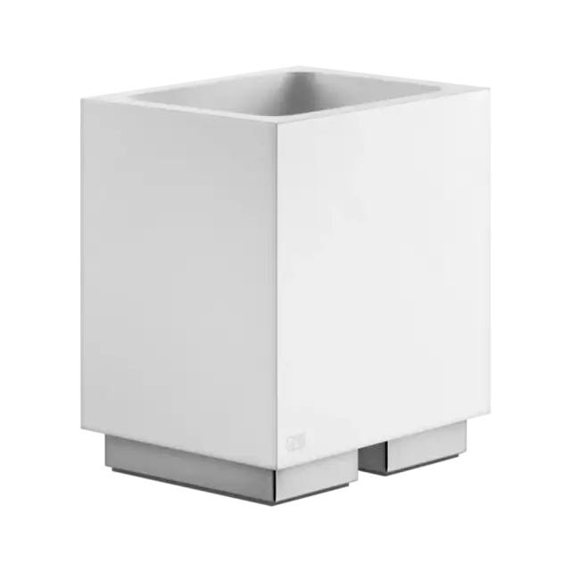 Стакан Gessi Rettangolo 20831#031 хром/белый