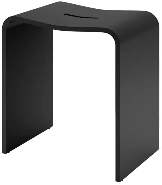 Табурет для ванной 40*28*h46, черный матовый