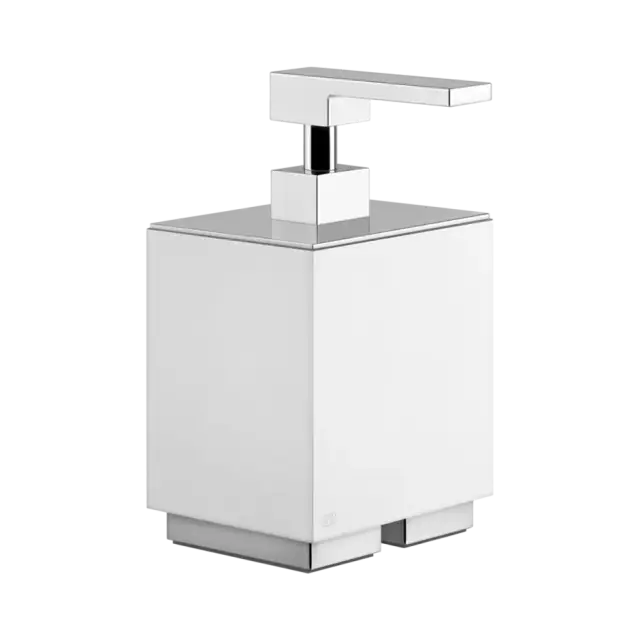 Дозатор Gessi Rettangolo 20837#031 хром/белый