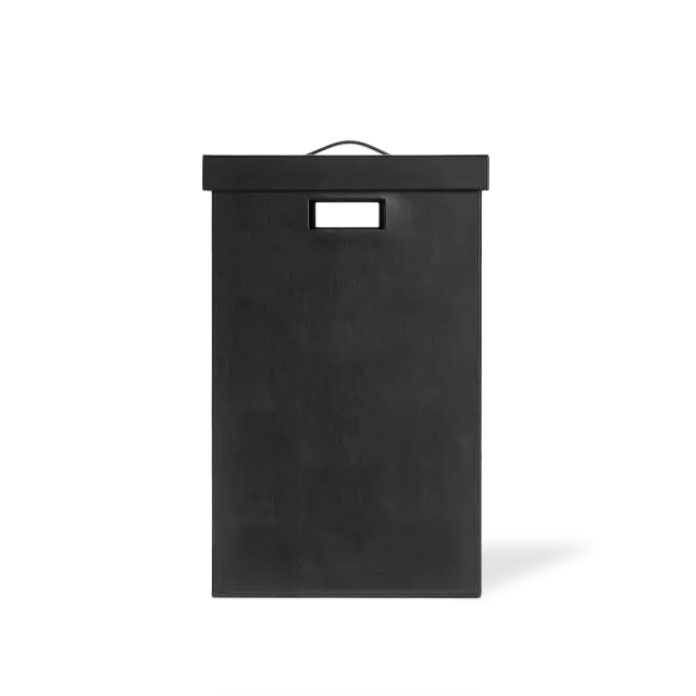 Корзина для белья Decor Walther BROWNIE WB 0924960 Имитация кожи черная