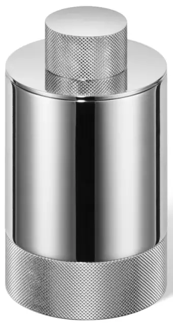 Контейнер с крышкой настольный d6.5*h12 хром