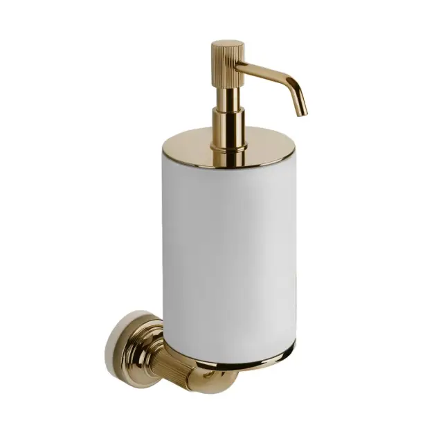 Дозатор Gessi VENTI20 65413#710 белый/латунь PVD