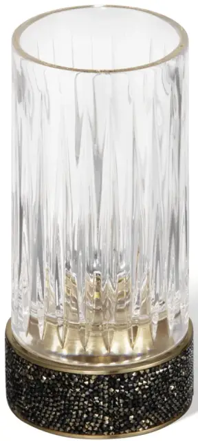 Стакан Decor Walther ROCKS SMG 0934241 прозрачный /темная бронза/матовое золото/кристаллы Swarovski