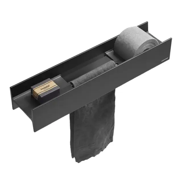 Полка для ванной Antonio Lupi LMCOMBI LMCMB354.DX цвет-NERO GOFFRATO-545