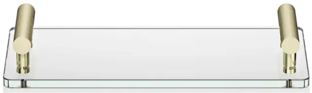 Лоток для универсальных предназначений 33*17*h5,3 Золото матовое