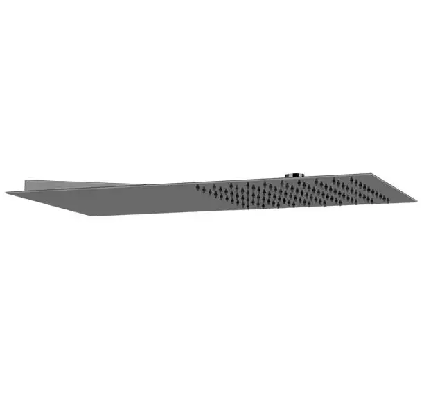 Верхний душ Gessi Tremillimetri 33081#707 цвет-Black Metal Brushed PVD