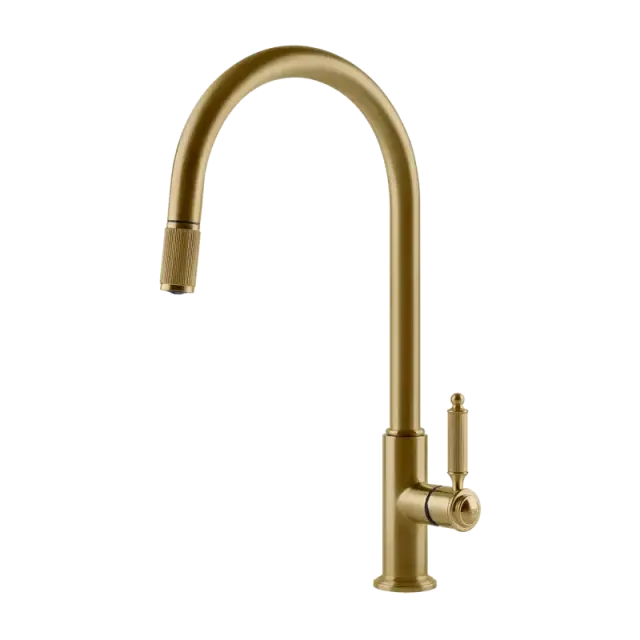 Смеситель для кухни Gessi VENTI20 60622#716 цвет-Gold Brushed PVD