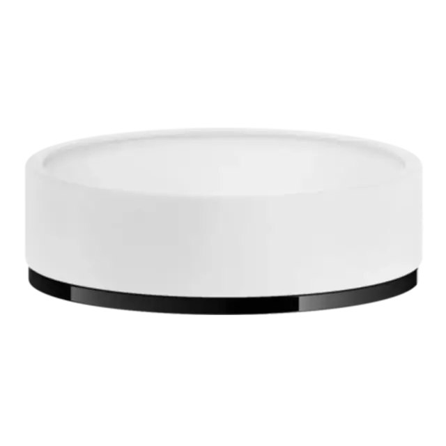 Мыльница Gessi INCISO/VENTI20 58525#706 белый/Black Metal PVD