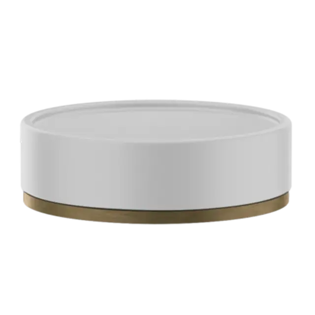 Мыльница Gessi INCISO/VENTI20 58525#713 белый/античная латунь