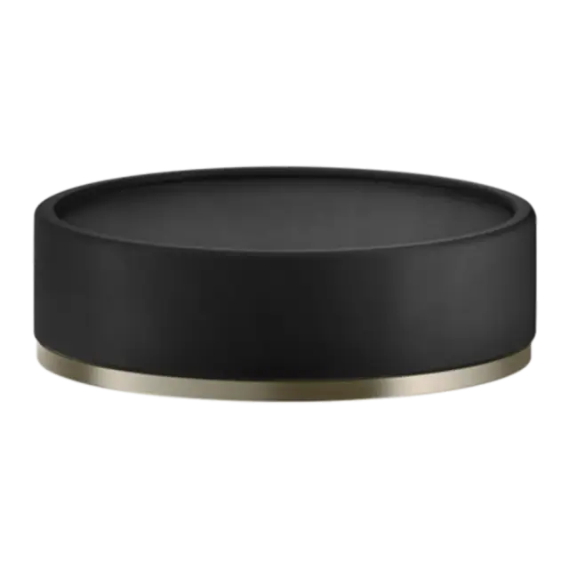 Мыльница Gessi INCISO/VENTI20 58526#149 черный/FINOX BRUSHED NICKEL