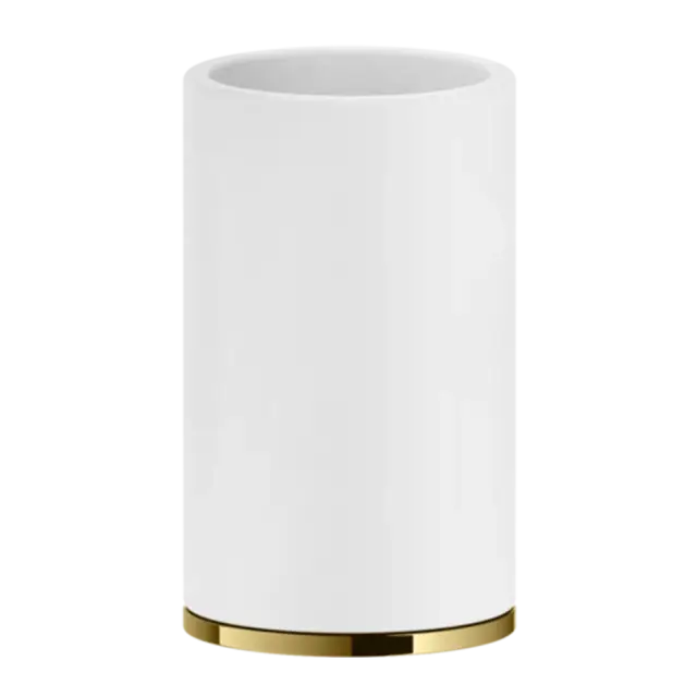 Стакан Gessi INCISO/VENTI20 58531#246 белый/золото PVD