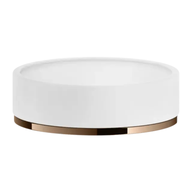 Мыльница Gessi INCISO/VENTI20 58525#030 белый/Медный PVD