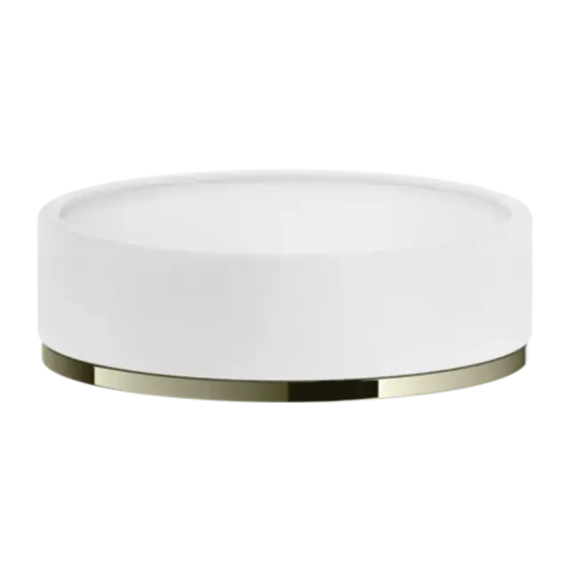 Мыльница Gessi INCISO/VENTI20 58525#720 белый/Металлик PVD