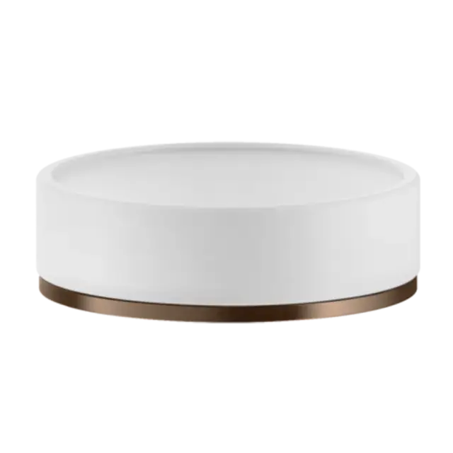 Мыльница Gessi INCISO/VENTI20 58525#708 белый/браш.Медный PVD