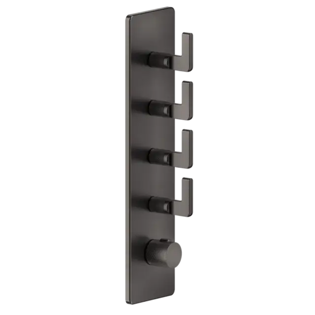 Термостат Gessi INCISO 58208#707 Black Metal Brushed PVD