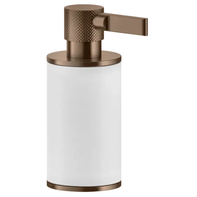 Дозатор Gessi INCISO 58537#708 белый/браш.Медный PVD