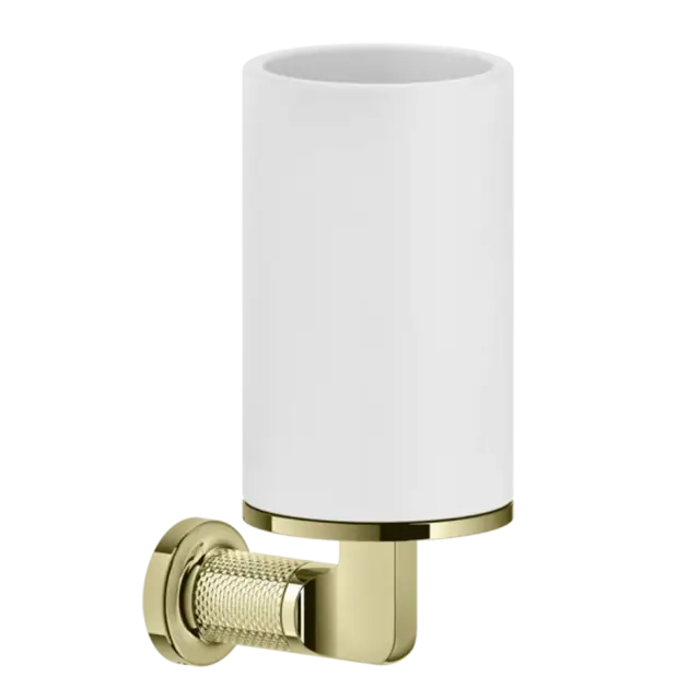 Стакан Gessi INCISO 58507#710 цвет-белый/латунь PVD