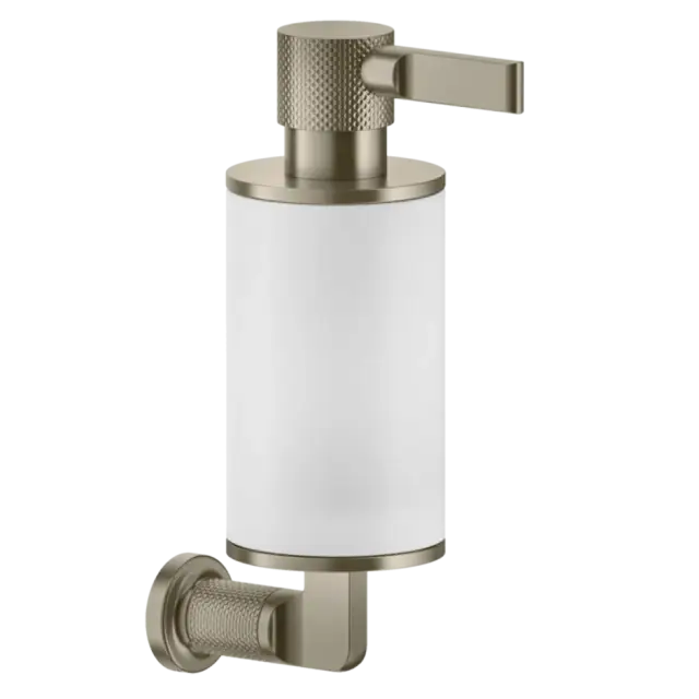 Дозатор Gessi INCISO 58513#149 белый/FINOX BRUSHED NICKEL