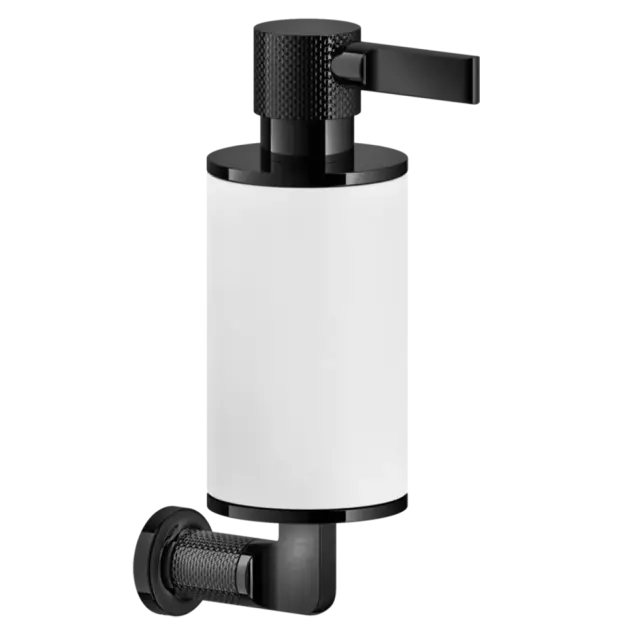 Дозатор Gessi INCISO 58513#706 белый/Black Metal PVD