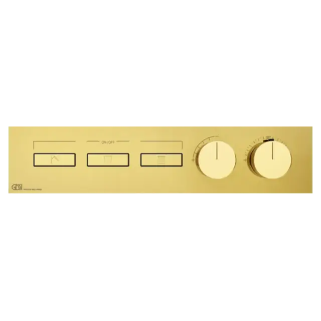 Термостат Gessi HI-FI 63014#246 золото PVD