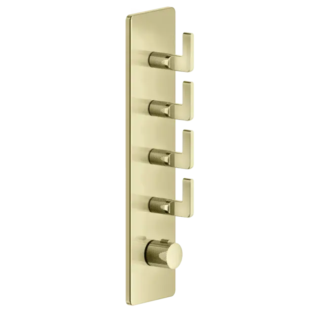 Термостат Gessi INCISO 58208#710 цвет-латунь PVD