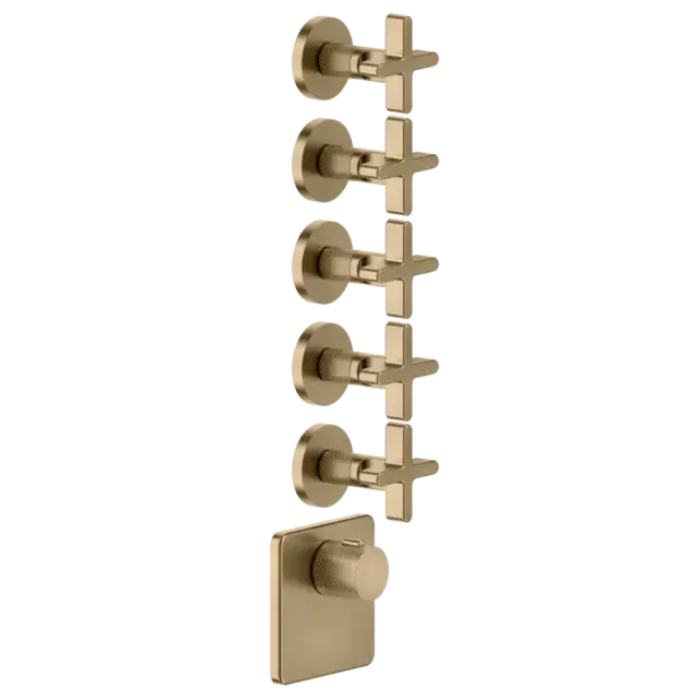 Термостат Gessi INCISO 58350#726 Warm Bronze Brushed PVD