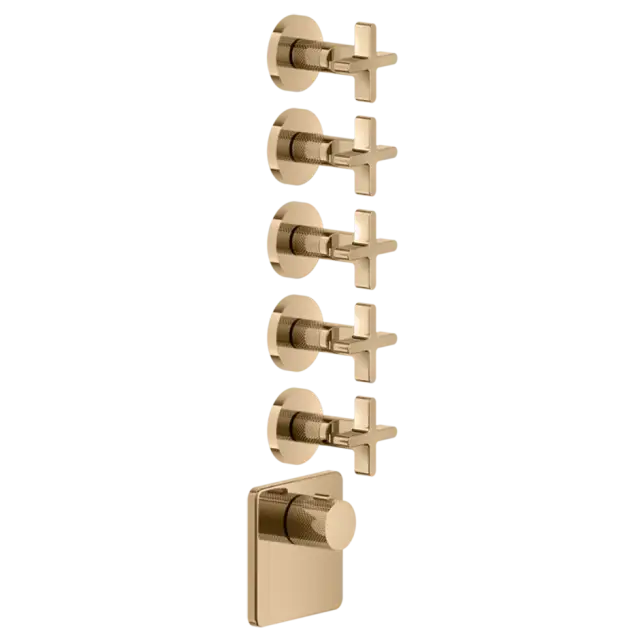 Термостат Gessi INCISO 58350#735 Warm Bronze PVD