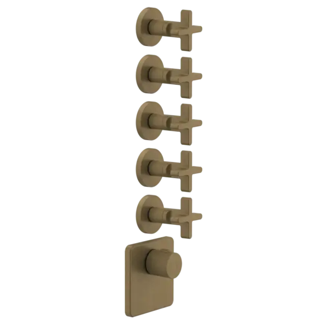 Термостат Gessi INCISO 58350#713 античная латунь