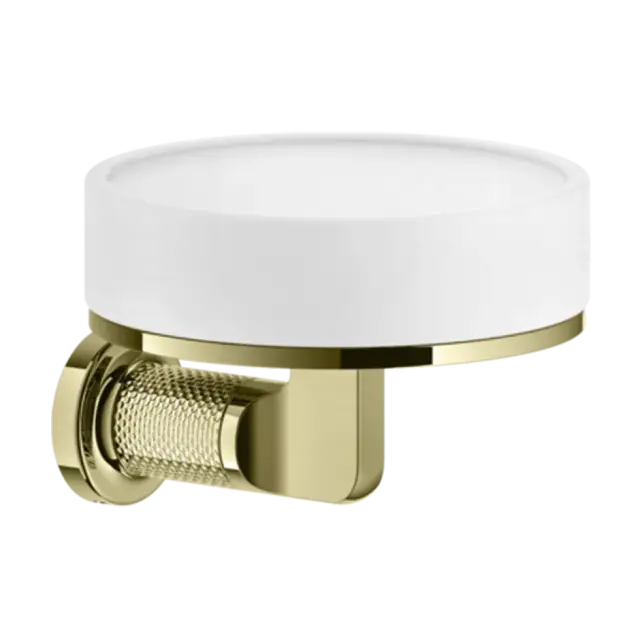 Мыльница Gessi INCISO 58501#710 цвет-белый/латунь PVD
