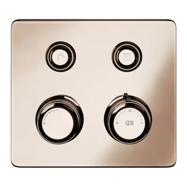 Термостат Gessi HI-FI ECLECTIC COMPACT 65232#030 Медный PVD