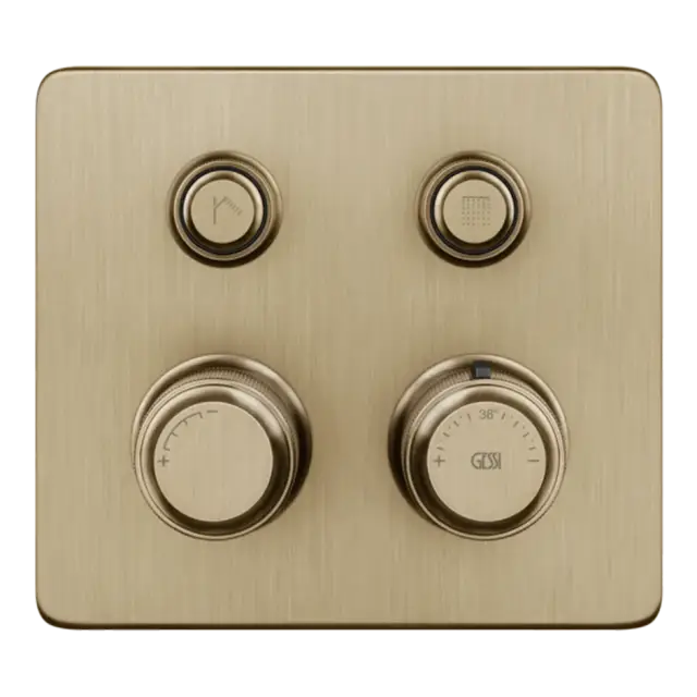 Термостат Gessi HI-FI ECLECTIC COMPACT 65232#726 Warm Bronze Brushed PVD