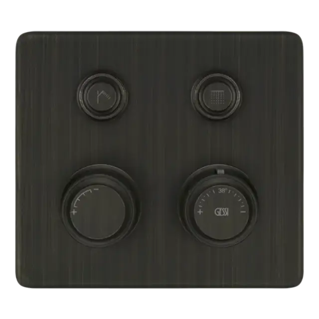 Термостат Gessi HI-FI ECLECTIC COMPACT 65232#187 состарен.бронза