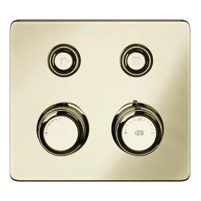 Термостат Gessi HI-FI ECLECTIC COMPACT 65232#710 цвет-латунь PVD