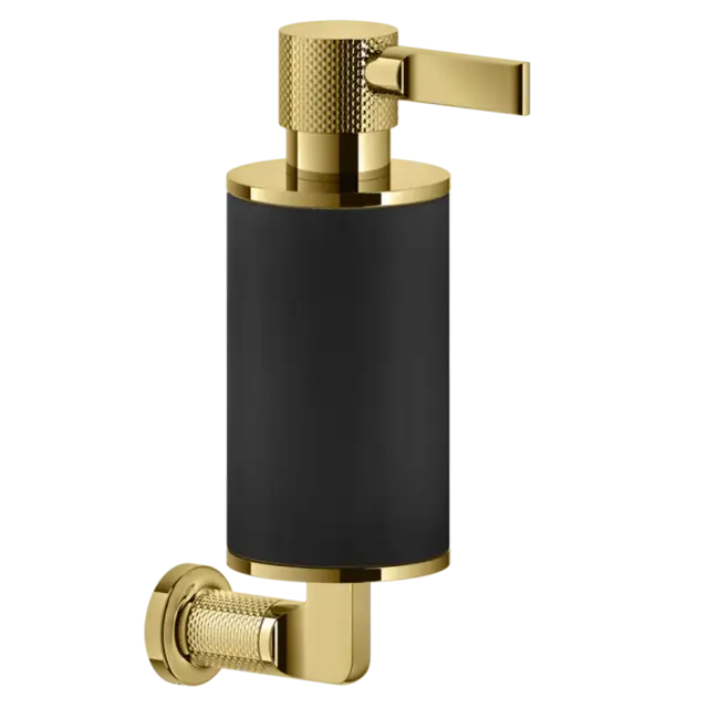 Дозатор Gessi INCISO 58514#246 черный/золото PVD