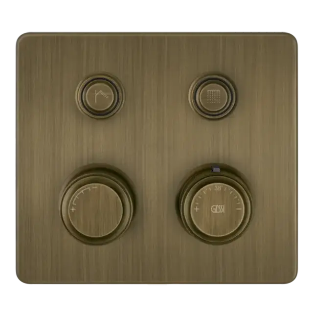 Термостат Gessi HI-FI ECLECTIC COMPACT 65232#713 античная латунь