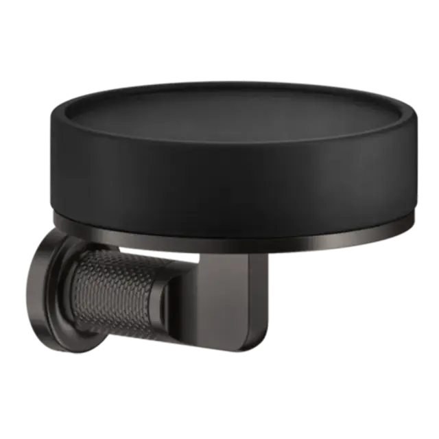 Мыльница Gessi INCISO 58502#707 черная/Black Metal Brushed PVD