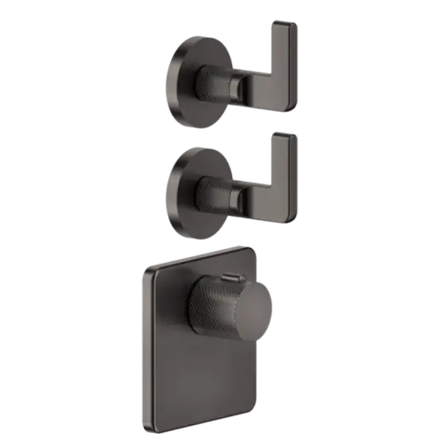 Термостат Gessi INCISO 58214#707 Black Metal Brushed PVD