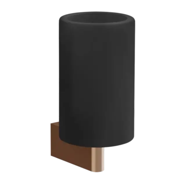 Стакан Gessi ORIGINI 66408#708 черный/браш.Медный PVD