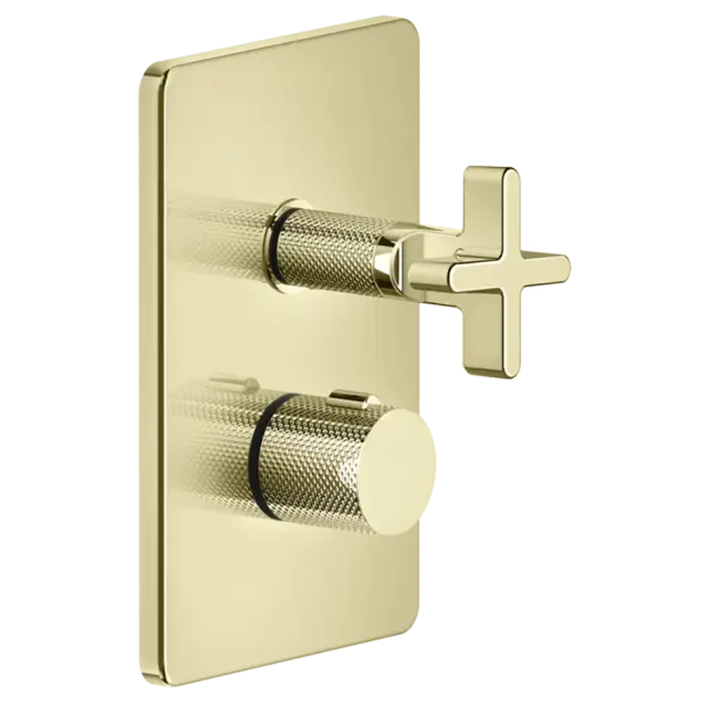 Термостат Gessi INCISO 58234#710 цвет-латунь PVD