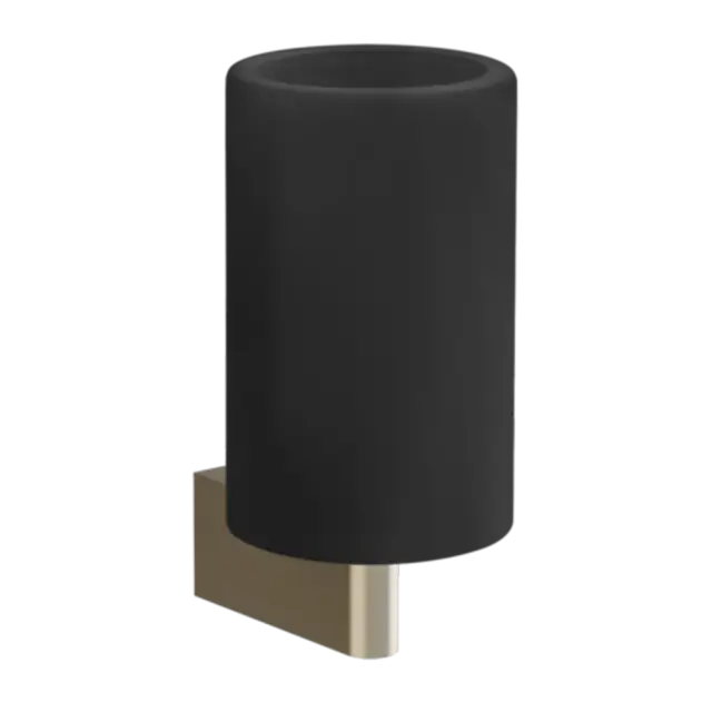 Стакан Gessi ORIGINI 66408#149 черный/FINOX BRUSHED NICKEL